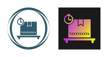 Paket ausstehendes Vektorsymbol vektor