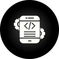 Handy, Mobiltelefon App Entwicklung Vektor Symbol