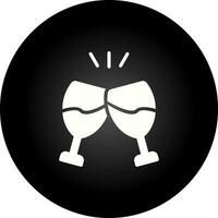 Champagner Toast Vektor Symbol