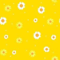 sommar abstrakt sömlös bakgrund med blommor. vektor illustration