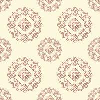 geometrisch traditionell nahtlos Muster wiederholen, Textil- Muster mit Blumen- und Elemente modern Design Textur, Fliese, Jahrgang Stoff Mode Drucken Vektor Hintergrund
