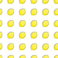 abstrakt citron sömlös bakgrundsvektorillustration vektor