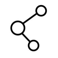 Teilen Symbol. Netzwerk Symbol. Verbindungen. Vektor. vektor