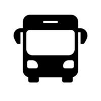 groß Bus Silhouette Symbol. Passagier Transport. Vektor. vektor