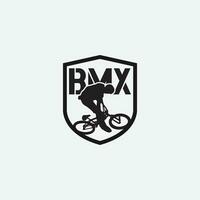 mountainbike logotyp vektor