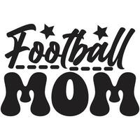 Fußball Mama Design vektor