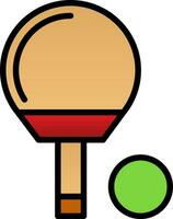 Ping-Pong-Vektor-Icon-Design vektor