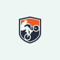 Mountainbike-Logo vektor