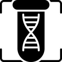 solide Symbol zum DNA vektor