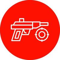 Laser- Gewehr Vektor Symbol Design