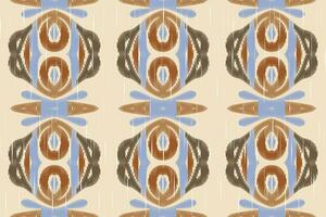 Motiv Ikat Blumen- Paisley Stickerei Hintergrund. Ikat druckt geometrisch ethnisch orientalisch Muster traditionell.aztekisch Stil abstrakt Vektor Design zum Textur, Stoff, Kleidung, Verpackung, Sarong.