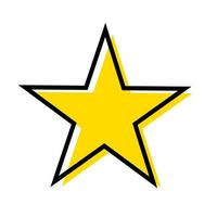 Star Symbol Bild. Vektor Design