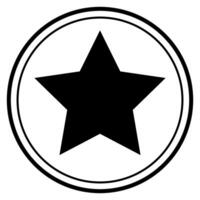 stjärna ikon bild. vektor design
