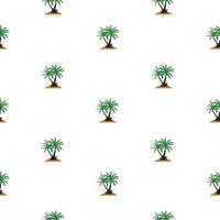 beautifil palmblad silhuett sömlös mönster bakgrund vektorillustration vektor