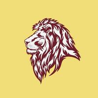 Beste Illustration von Löwe König zum Maskottchen, Logo oder Aufkleber vektor