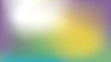 abstrakt färgrik suddig lutning bakgrund med gul, grön, rosa, lila och blå Färg. vektor illustration.