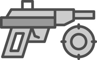 Laser- Gewehr Vektor Symbol Design