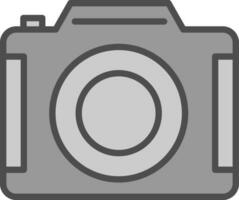 Fotokamera-Vektor-Icon-Design vektor