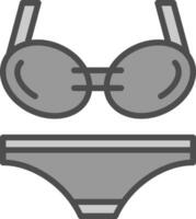 bikini vektor ikon design