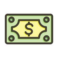 pengar vektor tjock linje fylld färger ikon för personlig och kommersiell använda sig av.