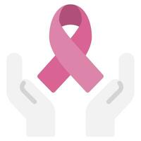 Brust Krebs Überlebende Symbol vektor