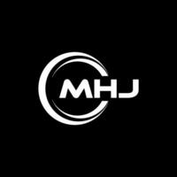 mhj Logo Design, Inspiration zum ein einzigartig Identität. modern Eleganz und kreativ Design. Wasserzeichen Ihre Erfolg mit das auffällig diese Logo. vektor