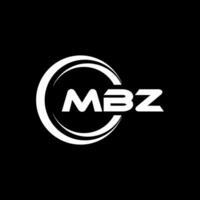 mbz Logo Design, Inspiration zum ein einzigartig Identität. modern Eleganz und kreativ Design. Wasserzeichen Ihre Erfolg mit das auffällig diese Logo. vektor