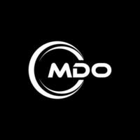 mdo Logo Design, Inspiration zum ein einzigartig Identität. modern Eleganz und kreativ Design. Wasserzeichen Ihre Erfolg mit das auffällig diese Logo. vektor