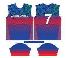 Afghanistan National Kricket Jersey vektor