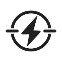 Donner Aufhellung Symbol Vektor, elektrisch Leistung Vektor, Energie Bolzen Symbol, Blitz elektrisch Aufhellung Zeichen, Donner schlagen, Stromspannung, mächtig Design Elemente Vektor Illustration