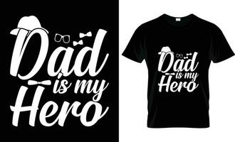Lycklig fars dag motiverande rolig citat typografi gåva pappa t-shirt design och vektor grafisk mall eps fil.