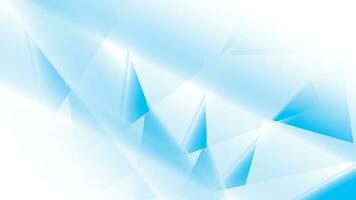abstrakt geometrisk vit och blå Färg bakgrund med triangel form. vektor illustration.