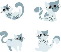 International Katze Tag Vektor Illustration. auf August 8 ..