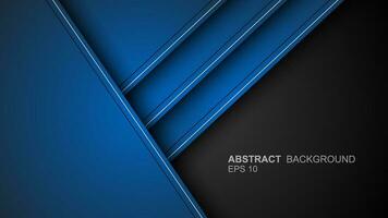 Blau Hintergrund Vektor Schicht überlappend auf dunkel Raum zum Hintergrund Design