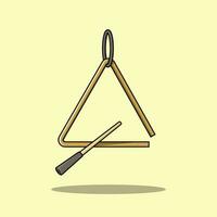 das Illustration von Gold Dreieck vektor