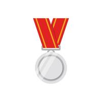 Vektor Silbermedaille zum Gewinner Turnier