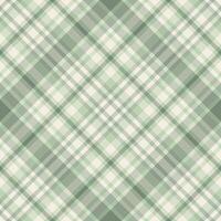 Muster Textil- nahtlos von Vektor Plaid Textur mit ein Tartan Stoff prüfen Hintergrund.