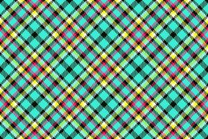 textur textil- kolla upp av tartan pläd tyg med en mönster sömlös vektor bakgrund.