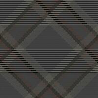 Vektor Textil- Hintergrund von Tartan Plaid prüfen mit ein Muster Stoff Textur nahtlos.