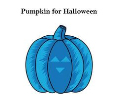 pumpa för halloween och tacksägelse färgrik design med vektor illustration