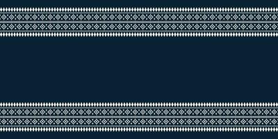 ethnisch Ikat Stoff Muster geometrisch Stil.afrikanisch Ikat Stickerei ethnisch orientalisch Muster Blau Hintergrund. abstrakt, Vektor, Illustration. Textur, Kleidung, Rahmen, Dekoration, Teppich, Motiv. vektor