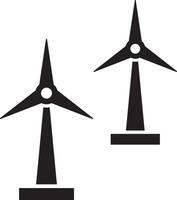 vindkraftverk ikon vektor