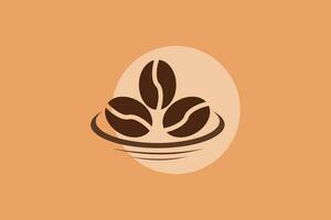 Kaffee Logo Design Vektor illustraton
