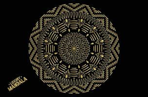 runden Ornament Muster, Vektor Mandala Design, Vektor Mandala Illustration.