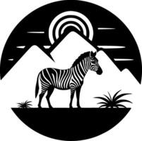 safari - minimalistisk och platt logotyp - vektor illustration