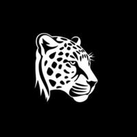 leopard - minimalistisk och platt logotyp - vektor illustration