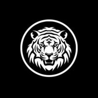 Tiger - - minimalistisch und eben Logo - - Vektor Illustration