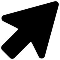 Cursor-Glyphe-Symbol vektor