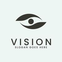 Vision Logo Vektor Illustration Design