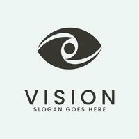 Vision Logo Vektor Illustration Design